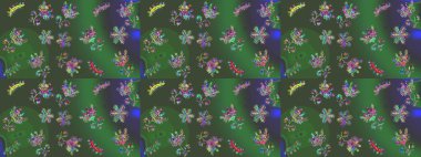 El çizimi Noel Raster illüstrasyonu. Yeni yıl dekoratif kar taneleri arka planı. Kış Kar Taneleri Karalamaları.