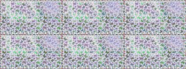 Raster illüstrasyonu. Giysi tasarımı için dekor arka planı. Tarafsız kelebek deseni. Parmak izi dokuları için sevimli kelebek deseni.