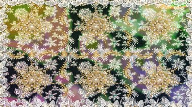 Noel, kar tanesi, yeni yıl 2019. Tarafsız renklerde, altın elementlerle kusursuz bağ dokusu.