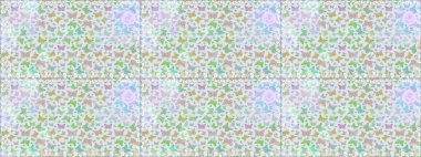 Suluboya stilinde uçan kelebeklerin kusursuz deseni. Kumaş, Tekstil, Baskı ve Davetiye için arka plan. Doğadaki güzellik. Raster illüstrasyonu. Gri renkler üzerine resim.