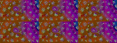 Güzel suluboya yaz çiçekleri deseni..