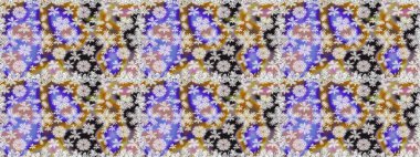 Düz Çiçek Elementleri Tasarım Raster illüstrasyonu. Tarafsız renklerde çiçekler. Renkli Bahar Temalı, pürüzsüz bir arka plan. Çiçekli, suluboya desenli kusursuz çiçek deseni.