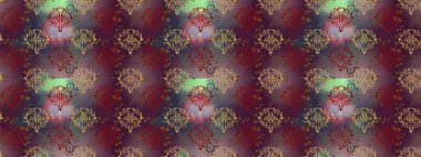 Soyut zarafet, çiçekli arkaplan deseni. Raster Güzel kumaş deseni.