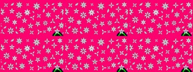 Raster illüstrasyonu. Küçük çiçekteki sevimli çiçek deseni. Mor renkte çiçekler.