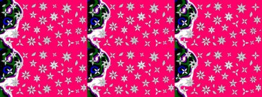 Raster suluboya çiçek deseni, narin çiçekler, mor çiçekler, tebrik kartı şablonu. Güzel kumaş deseni.