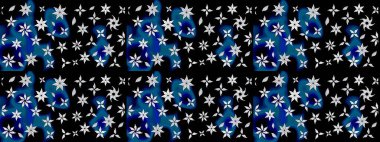 Yumuşak, yaz çiçekli arka plan. Siyah renkli çiçekler. Raster çiçek desenli ve çiçekli..