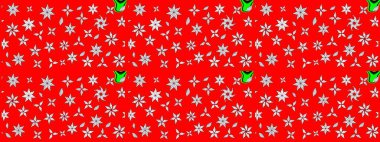 Kırmızı renkte çiçekler. Çiçek desenli eskiz. Tişört baskısı için çiçek boyama rasteriName.