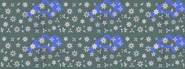 Raster illüstrasyonu. Tarafsız renklerde çiçek eskizi. Tarafsız renklerde çiçekler. Şatafatlı bahar bahçesi dokusu. Çiçek deseni.