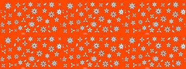 Raster resim. Çiçek desenli çiçek ve yaprakları ile. Sevimli küçük çiçek desenle.