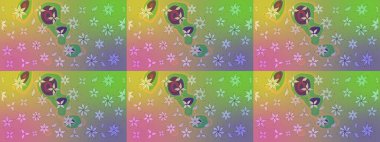 Arkaplan dokusu, duvar kağıdı, yeşil ve nötr renklerde çiçek teması. Kabile sanatı boho baskısı, klasik çiçek arkaplanı. Soyut etnik raster çizim kalıbı.