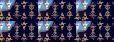 Siyah, mavi ve nötr renklerde suluboya kar taneleri. Güzel dekorasyon. Raster illüstrasyon kar taneleri. Kışın sembolü.