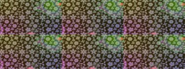 Çiçek tasarımı için inanılmaz bir kolaj cenneti tarzı. Çiçekli zambakların eskiz geçmişi. Parlak çiçekli kolaj çiçekleri gri.