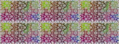 Modern stil dokusu. Çiçek desenli raster, nötr çizgi grafik deseni soyut raster arkaplan.