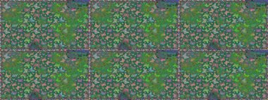 El çizimi kelebekli moda raster yaz deseni. Raster illüstrasyonu. Kusursuz desen. Kağıt, kumaş, ambalaj kağıdı ve duvar kağıdı tasarımı için sevimli bir arkaplan.