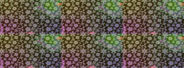 Çiçek tasarımı için inanılmaz bir kolaj cenneti tarzı. Çiçekli zambakların eskiz geçmişi. Parlak çiçekli kolaj çiçekleri gri.