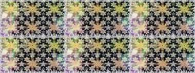 El yapımı dekoratif çerçeve, albüm kapağı, tebrik kartı, klasik Art deco tarzı. Raster soyut çiçek çelengi altın karalama fantezi yaprakları ve gri renkli çiçekler.