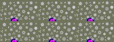 Tony 'nin kumaş kalıbını çiz. Küçük çiçekteki sevimli çiçek deseni. Modaya uygun kumaş deseni. Raster illüstrasyonu.