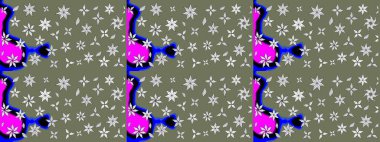 Çiçek deseni duvar kağıdı, desen dolguları ve web sayfası arka planı için kullanılabilir. Süslü zentangle çizim dokusu, soyut çiçeklerle süslenmiş. Şekillendirilmiş çiçekli çizim deseni.