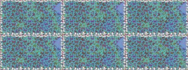 Mavi renkli resimler. Güzel kelebek raster desenli resim tasarımı.