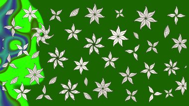 Çiçek arkaplan. Raster illüstrasyonu. Çiçekli tebrik kartı. Yeşil renklerde. Suluboya çiçek buketi. Doğum günü kartı ya da düğün davetiyesi.