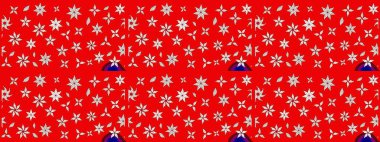 Çiçeksel fantezi tasarımı ve parlak bir arka plan çizimi. Renkli Bahar Teması eskiz kalıbı. Düz Çiçek Elementleri Tasarımı.