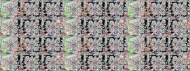 Düz Çiçek Elementleri Tasarımı. Tarafsız renklerde çiçekler. Güzel çiçek deseni. Renkli Bahar Teması Kusursuz Arkaplan.