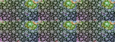 Raster deseni. Çiçekli çiçek deseni, suluboya. Süslü kumaş deseni.