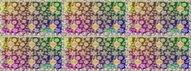 Raster. Kusursuz altın desenli bukleler. Hassas altın deseni açın. Doğu tarzı arabesk. Tarafsız renklerde, altın elementlerle kusursuz desen. Parlak dantel, stilize çiçekler, şal desenli.