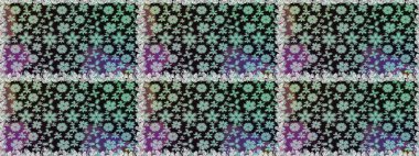 Modern gelişim, gri raster arka plan duvar kağıdı çizimi, klasik çizgi, desenli desenli çiçekler, çiçekli süsler. Çiçekli el, pürüzsüz desen..