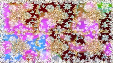 Doku arka planında altın duvar kâğıdı. Barok tarzında altın çiçekli süs. Tarafsız renklerde altın element. Damask kusursuz yinelenen arkaplan.