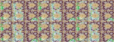 Raster Golden eskiz kalıbı. Kahverengi renklerde altın desenler ve altın elementler. Arkaplan, kumaş, altın duvar kağıdı. Düz elle çizilmiş vintage koleksiyonu.