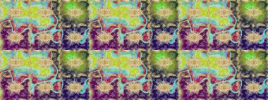 Kraliyet lüksü, altın barok kumaş rengi eskiz. Raster eskiz deseni altın antika ortaçağ dekoratifi, yapraklar ve altın desenli süslemeler tarafsız renklerde..