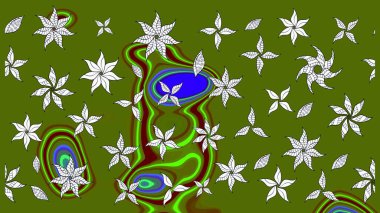 Raster 'ın taze dokusu. Klasik çiçek desenli. Paketleme, tekstil, duvar kâğıdı için çiçek eskizi. Yumuşak fayans. Yumuşak pamuk tasarımı.