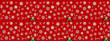 Kırmızı çiçekli eskiz deseni, suluboya çiçek deseni, sevimli çiçek, duvar kağıdı, kart ya da kumaş için fayanslı. Raster - stok.