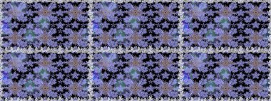 Küçük mavi çiçeklerle oldukça eski bir besin torbası deseni. Tekstil, kumaş, kapaklar, duvar kağıtları, baskı, naylon, yapıştırma, örgü, dekupaj için çiçeksiz arkaplan.