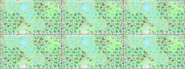 Tarafsız ve yeşil arka planda güzel renkli bir kelebek. Sırtın için parlak bir dövme. Kelebek tasviri. Tropik gerçekçi kelebek. Raster..