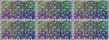 El çizimi. Çiçeklerle kusursuz desen. Renkli çiçekler. Suluboya çizimi.