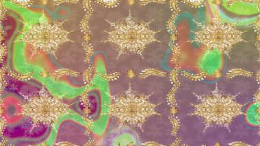 Raster geleneksel bej rengi altın eskiz deseni. Barok tarzında eskiz doğulu süsü..