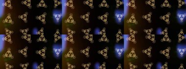 Raster Çiçek İllüstrasyonu güzel tekstil. Siyah, kahverengi ve gri renkli etnik çiçeklerle zarif bir eskiz deseni..