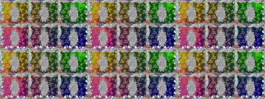 Tekstil ya da kitap kapakları, imalat, duvar kağıtları, baskı, hediye paketi ve yapıştırma kitabı için çiçeksiz arka plan. Küçük çaplı çiçeklerdeki basit şirin desenler. Raster illüstrasyonu.