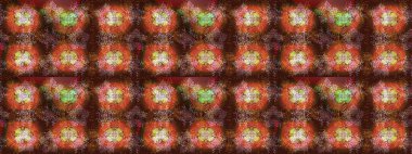 Güzel çiçek deseni. Kahverengi renkli çiçekler. Renkli Bahar Teması eskiz kalıbı. Düz Çiçek Elementleri Tasarımı.