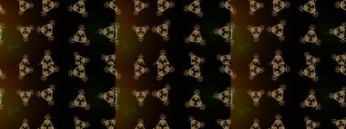 Siyah, kahverengi ve gri renklerde. Raster illüstrasyonu. Siyah, kahverengi ve gri papatyalardan oluşan siyah, kahverengi ve gri bir desen..