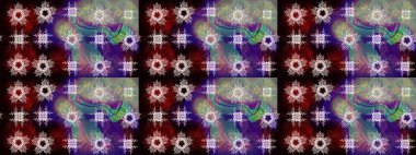 Düz renkli arka plan üzerinde izole kar taneleri tasarımı. Kar tanesi süs desen. Kar taneleri arka plan. Snowflakes desen. Raster illüstrasyon.