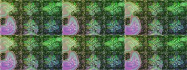 Çiçekli, suluboya desenli kusursuz çiçek deseni. Süslü kumaş deseni. Raster deseni.