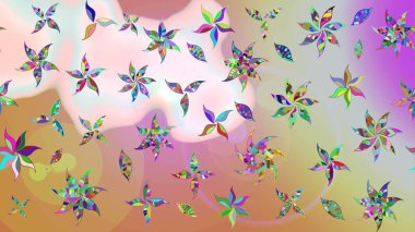 Tarafsız ve bej renkli çiçeklerle çizilmiş çiçek deseni. Suluboya tarzında tarafsız ve bej renkte çiçekler.