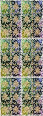 Klasik çiçek dokusu. Kusursuz desenli altın elementler. Gri ve nötr renklerin kraliyet retro 'su. Raster illüstrasyonu. Altın şablon. Kart, duvar kağıdı, ambalaj, tekstil için klasik tasarım.