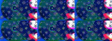 Raster illüstrasyonu. Dekorasyon ve tasarım için güzel bir desen. Çiçeğin suluboya çizimlerinin mükemmel deseni. Suluboya çizim kalıbı. Moda baskısı. Eski.