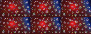 Sabıka fotoğraflarında, bebek kıyafetlerinde, duvar kâğıtlarında, paket kutularında falan kullanılabilir. Zarif, parlak ve eskiz kırmızı ve kahverengi çiçek deseni tasarımı.