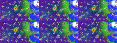 Çiçek arkaplan. Çizim raster deseni. Güzel kumaş deseni.