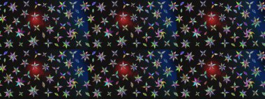 Şirin çiçek elementleri. Renkli çiçekler. Raster illüstrasyonu. Çizim.